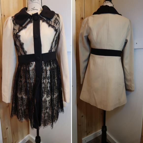 Ryu Jackets & Blazers - HOST PICK Ryu Lace Peacoat